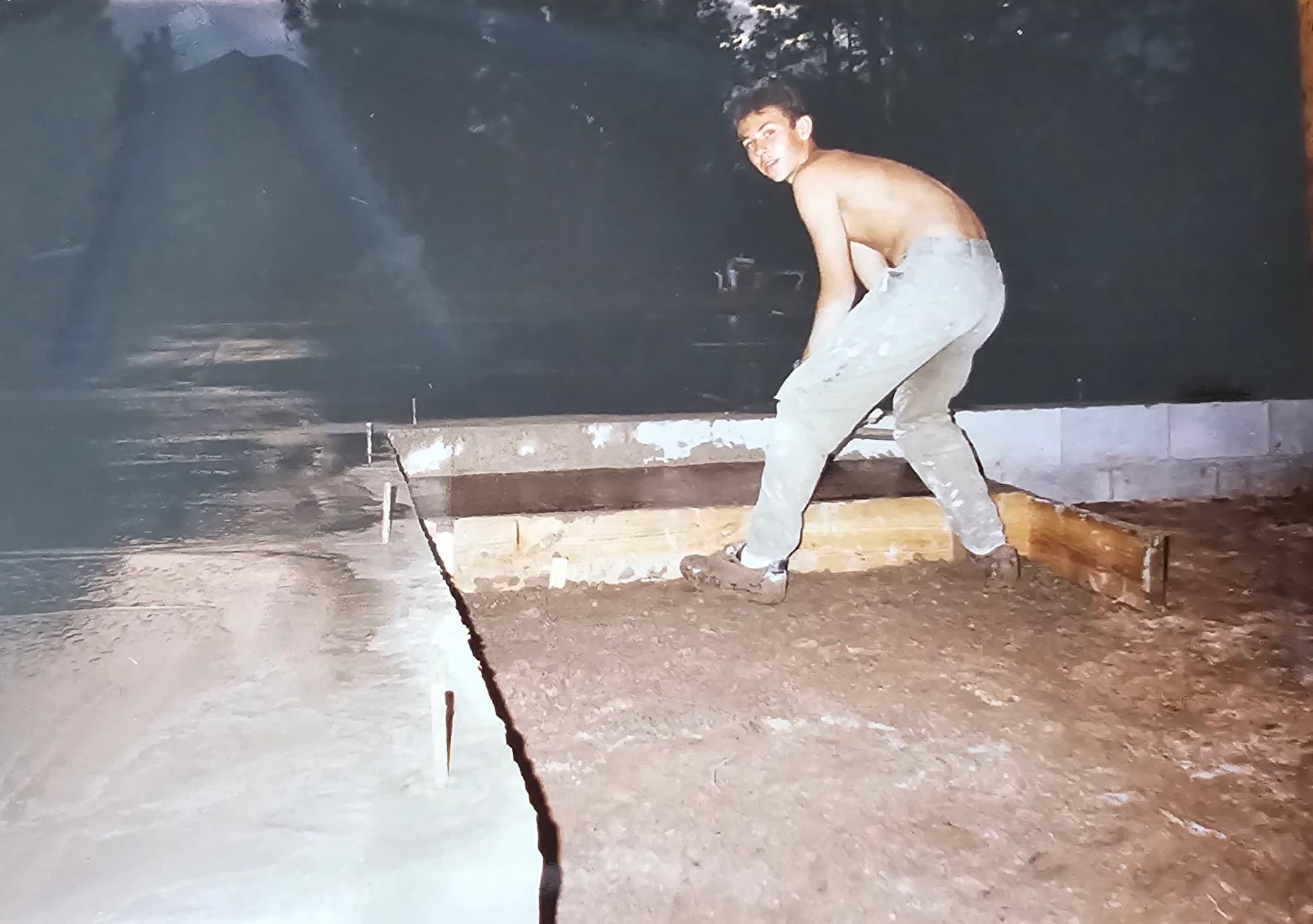 Alex Senchuk early roofing work